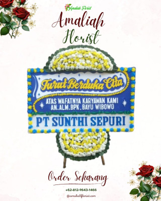 Papan Bunga Duka di Pangkat