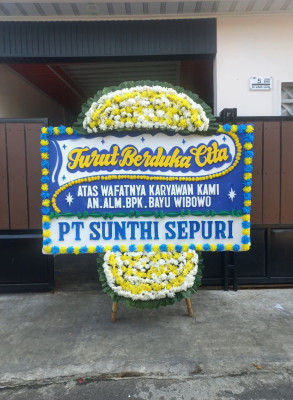 Papan Bunga Duka di Pangkat
