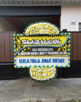 Papan Bunga Duka di Pangkat